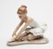 Ceramic Ballerina Dancer in Stretching Position Figurine, Home Décor, Gift for Her, Gift for Daughter, Gift for Ballerina Dancer